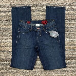 Chick By Nicky Hilton Low Rise Mini Bootcut Jeans Sz 25 NWT | Y2K Low Rise Jeans